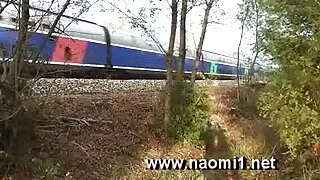 Busty rudmatis kuce nepieredzējis padarīs partneris atbrīvoties no spermas